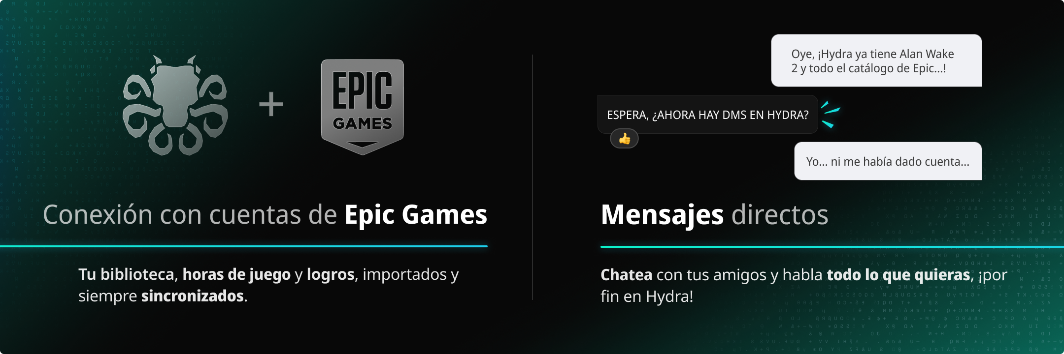 Hydra v4.2.0 - Integración con Epic Games, Mensajes entre Amigos, ¡y Más!